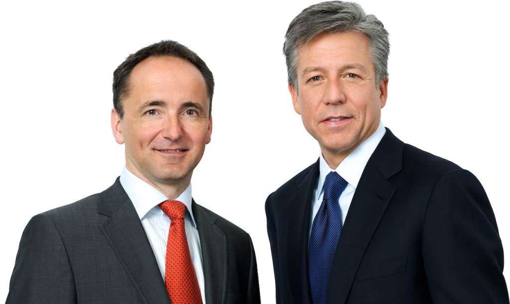 Die Co-CEOs von SAP Jim Hagemann Snabe (links) und Bill McDermott haben mit dem Kauf von Sucess Factors einen Übernahme-Trend ausgelöst. (pd)elöst.