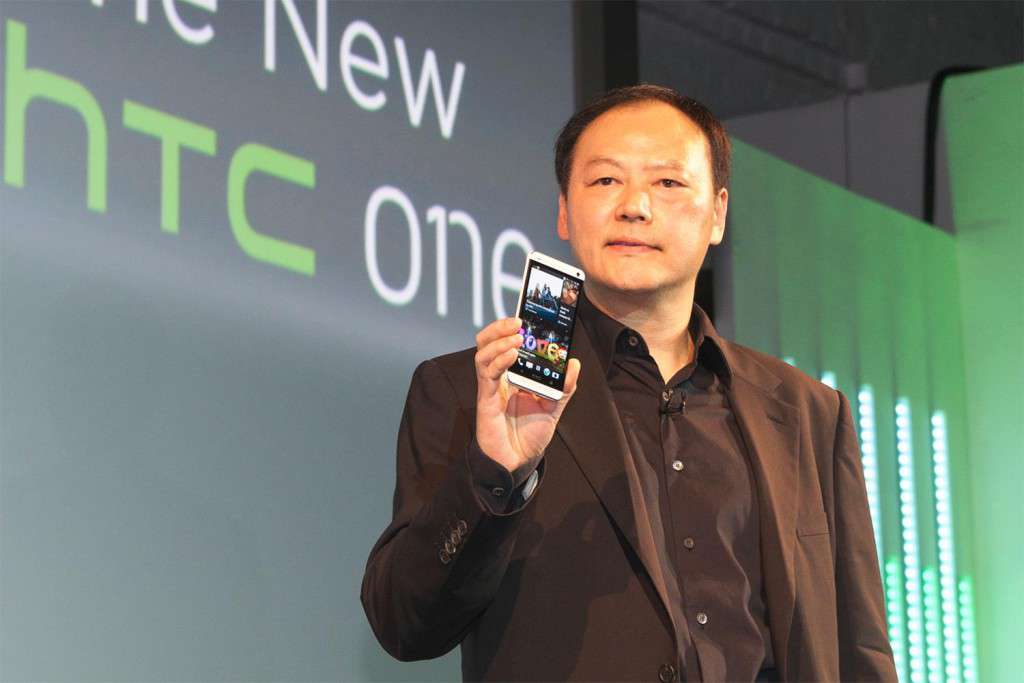 HTC-CEO Peter Chou mit HTC One M8