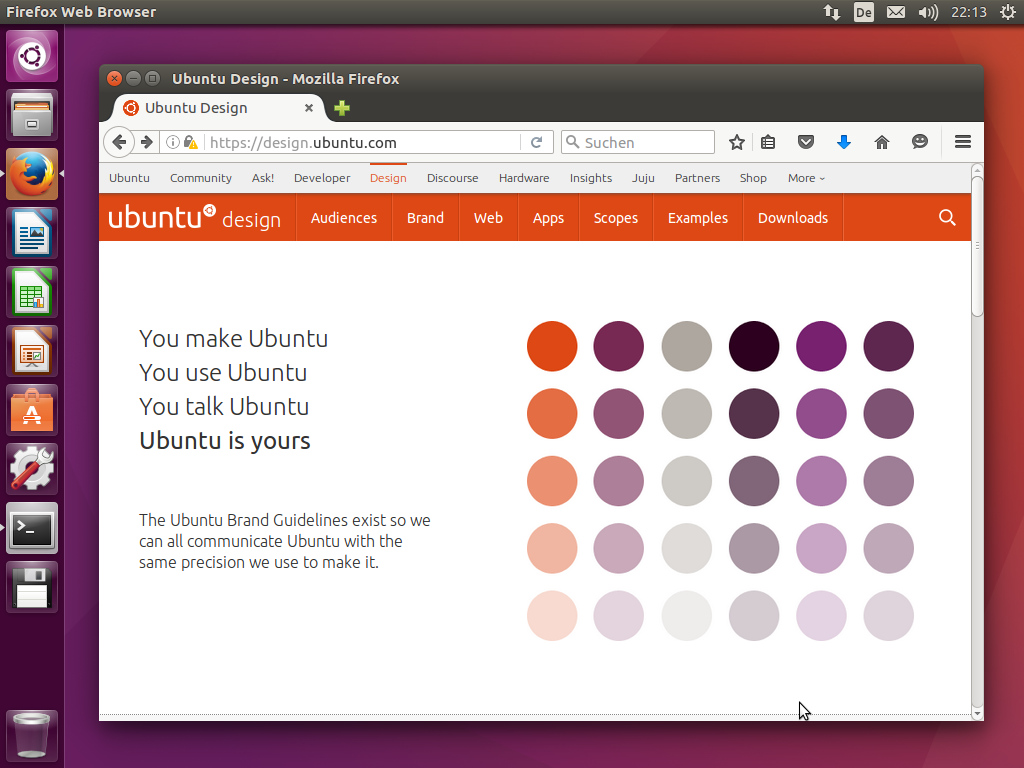 Der Startbildschirm erscheint für die Nutzer von Ubuntu 16.04 LTS. 